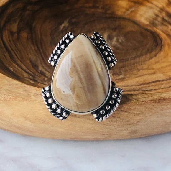 Mookaite Silver Ring - Picture 9 of 9